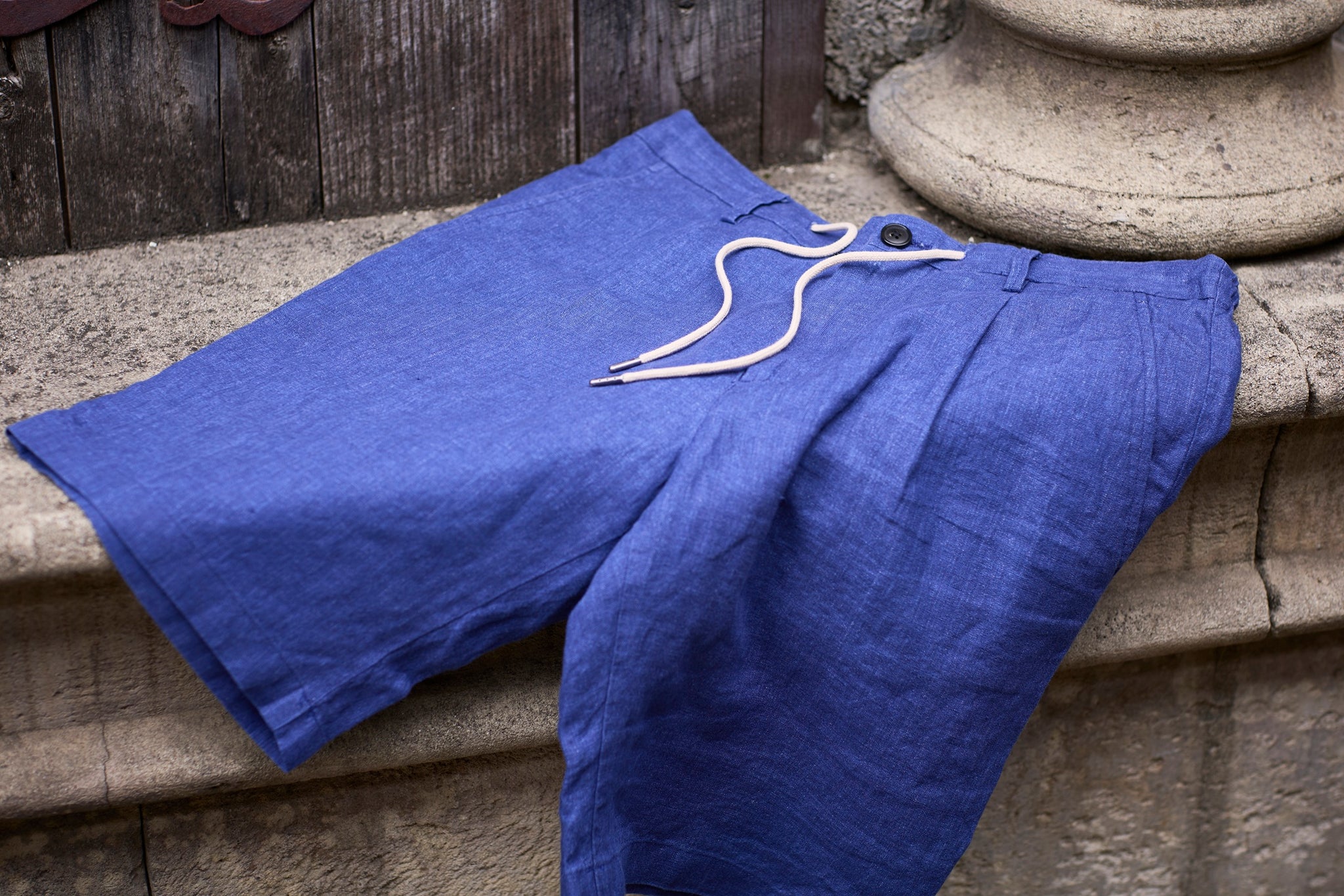 Linen Short Pants - ARCODIO
