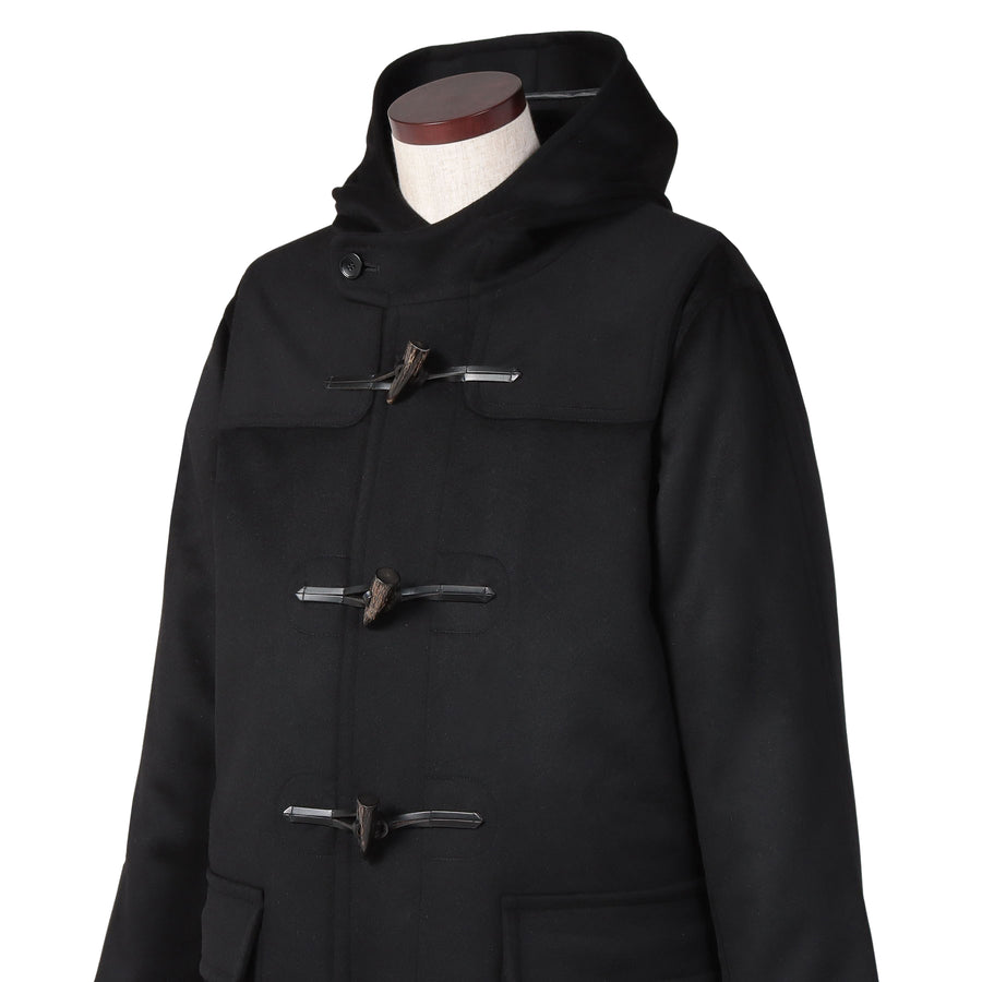 Finjack ヘビーウェイトカシミヤ ダッフルコート col.ブラック