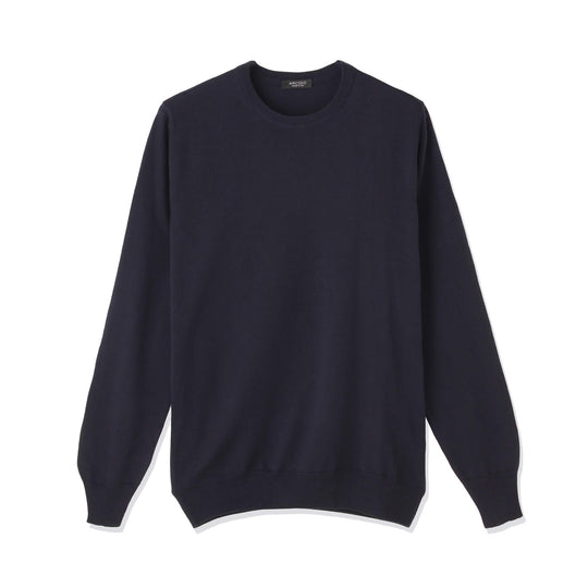 J6016 新品 アルコディオ イタリア製ニットポロシャツ ブルー系 L J6016 新品 アルコディオ イタリア製ニットポロシャツ ブルー系