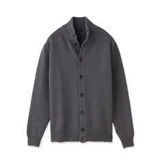 イタリア製 5G ドライバーズニット col.ミディアムグレー