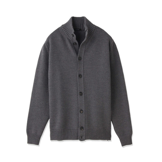 イタリア製 5G ドライバーズニット col.ミディアムグレー