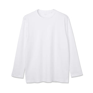 スーピマコットンジャージー ロングスリーブTシャツ  col.ホワイト