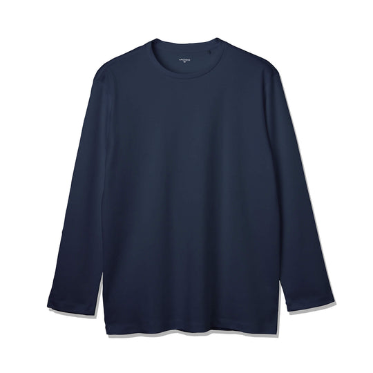 スーピマコットンジャージー ロングスリーブTシャツ  col.ネイビー