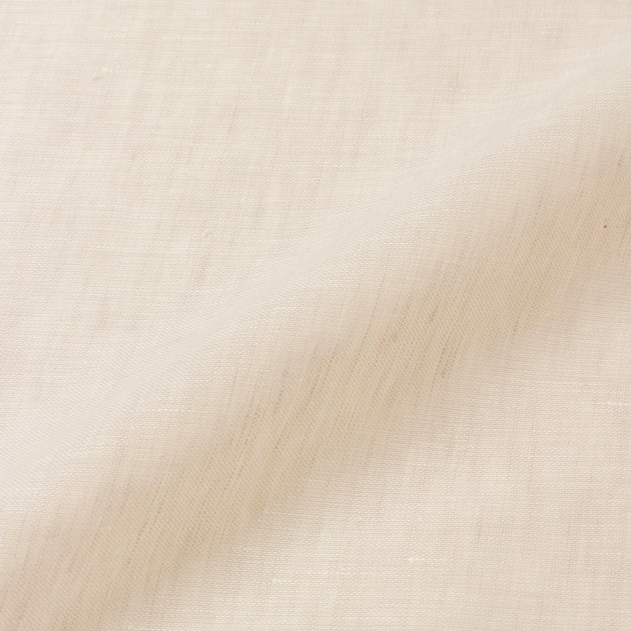 【予約販売】ハンドロールステッチ リネンポケットチーフ col.ベージュ