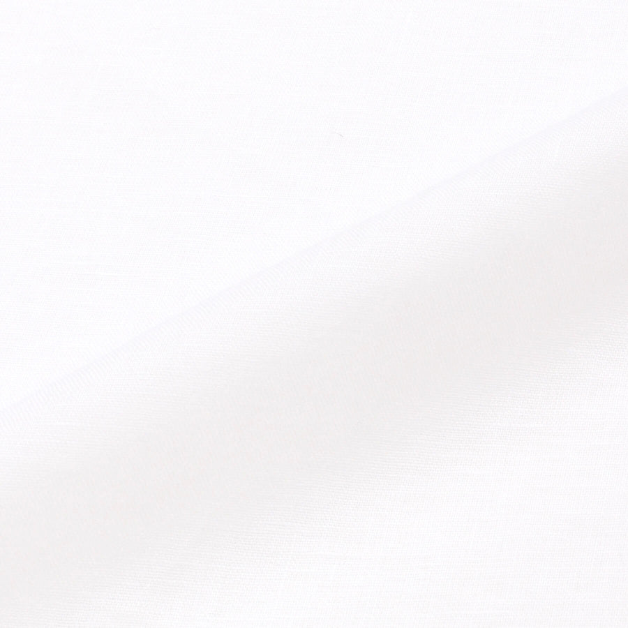 【予約販売】ハンドロールステッチ リネンポケットチーフ col.ホワイト