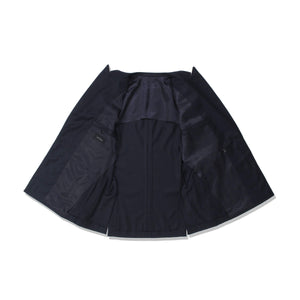8/27(水)18時販売 Loro Piana Fabric Wool  ダブルジャケット Made by RING JACKET col.ネイビー