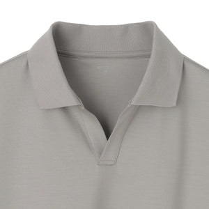 7oz コンパクトヤーンストレッチジャージー スキッパーポロシャツ col