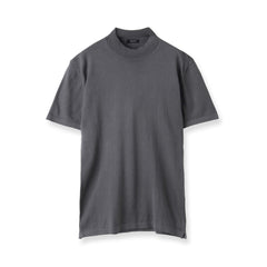 HERMES - エルメス イタリア製 カットソー ニット 半袖 クルーネック M グレー HERMES - エルメス イタリア製 カットソー ニット 半袖 クルー