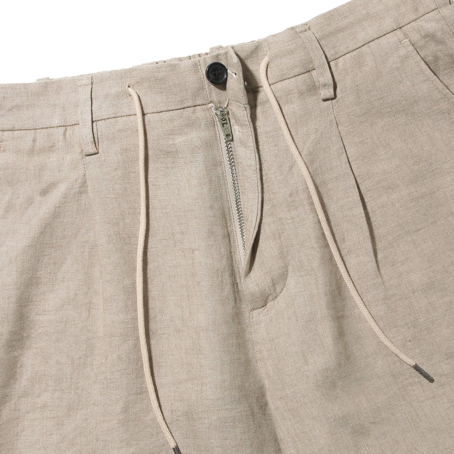 リネンショートパンツ col.ベージュ