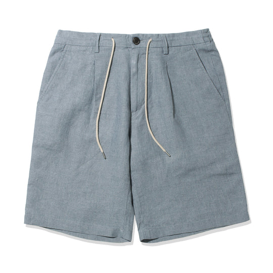 リネンショートパンツ col.サックスブルー