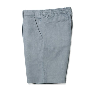 予約販売】リネンショートパンツ col.サックスブルー（7月中旬～下旬頃