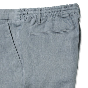 予約販売】リネンショートパンツ col.サックスブルー（7月中旬～下旬頃