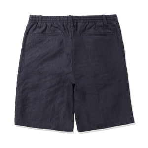予約販売】リネンショートパンツ col.ネイビー（7月中旬～下旬頃発送
