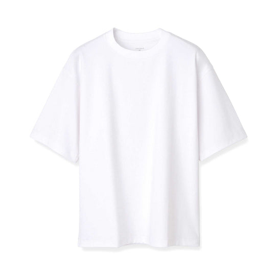 7oz コンパクトヤーンストレッチジャージー オーバーサイズTシャツ col.ホワイト