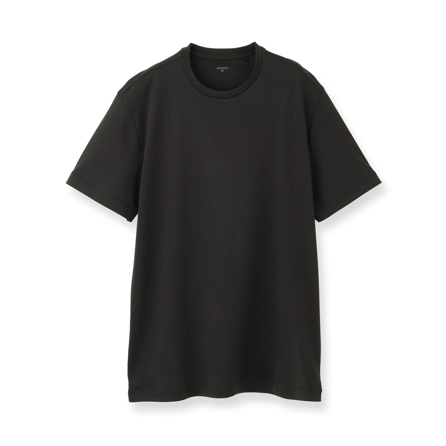 スーピマコットンジャージー Tシャツ col.ブラック - ARCODIO