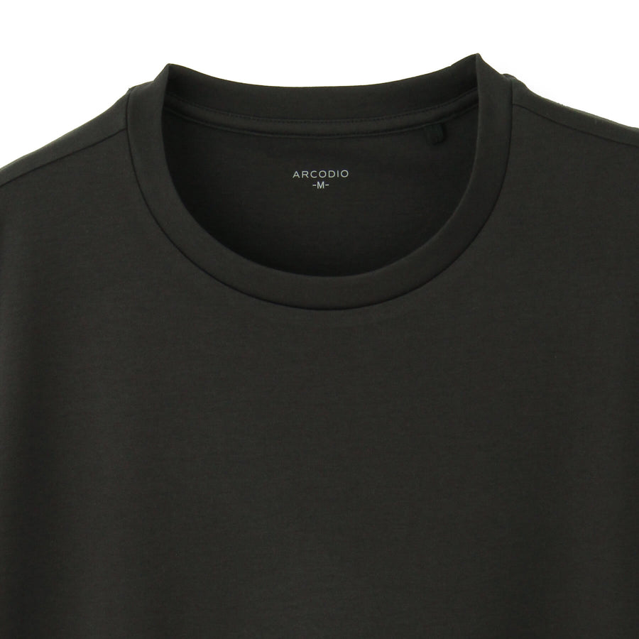 スーピマコットンジャージー Tシャツ col.ブラック