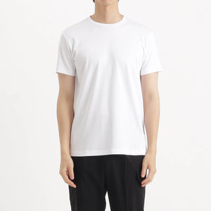 【6月入荷分予約販売】スーピマコットンジャージー Tシャツ ホワイト