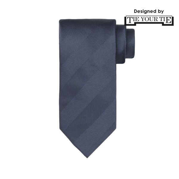 TIE YOUR TIE監修 ハンドメイドネクタイcol.ブルー