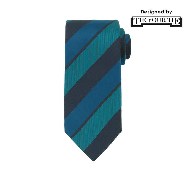 TIE YOUR TIE監修 ハンドメイドネクタイ col.ネイビー×ブルー