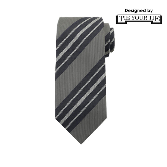 TIE YOUR TIE監修 ハンドメイドネクタイ カラー：グレー