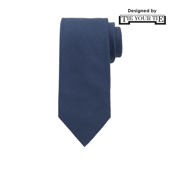 12月コレクション TIE YOUR TIE監修 ハンドメイドネクタイ col.ブルー