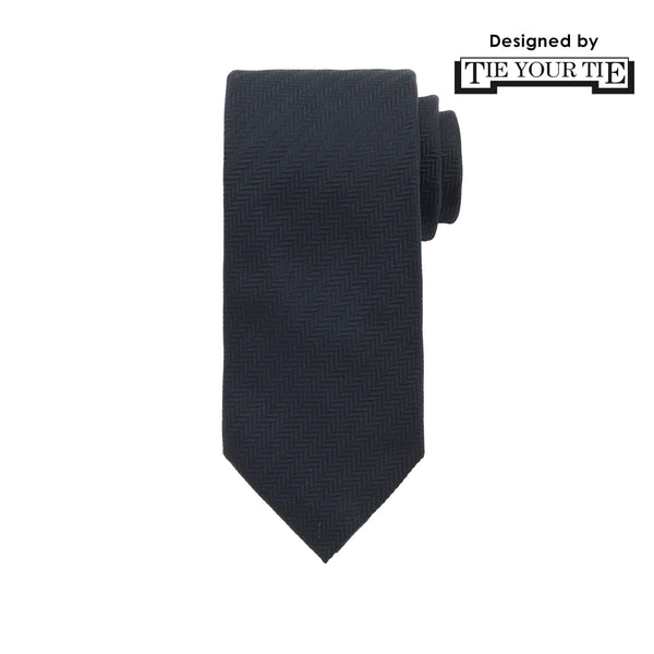 12月コレクション TIE YOUR TIE監修 ハンドメイドネクタイ col.ネイビー