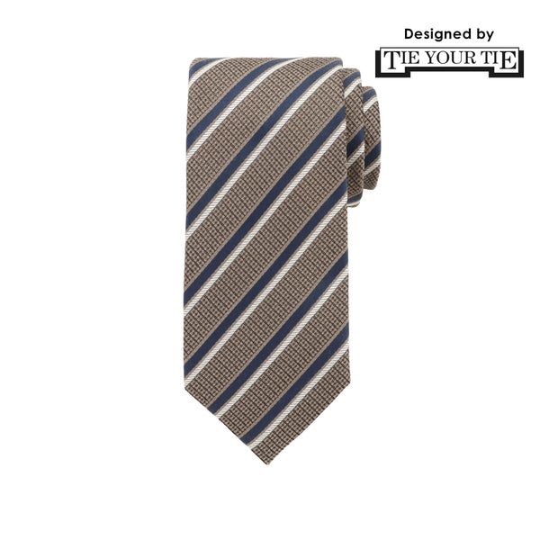 12月コレクション TIE YOUR TIE監修 ハンドメイドネクタイ col.ベージュ