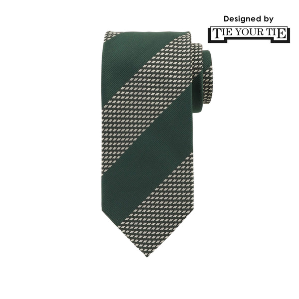 11月コレクション TIE YOUR TIE監修 ハンドメイドネクタイ col.グリーン