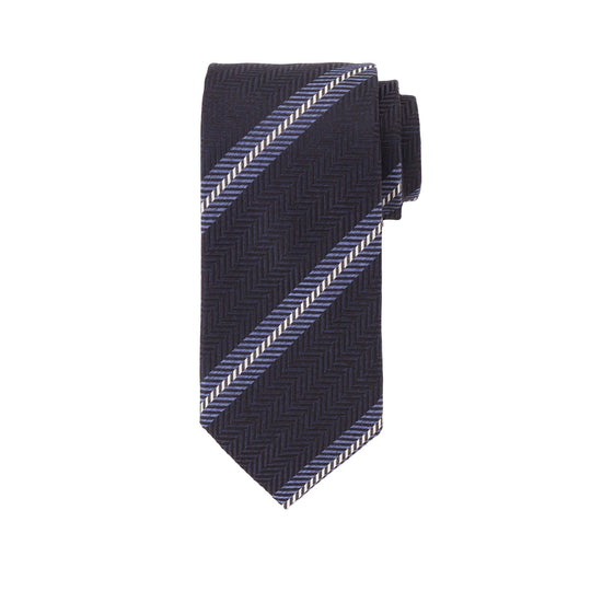 ハンドメイドネクタイ col.ダークネイビー×ブルー