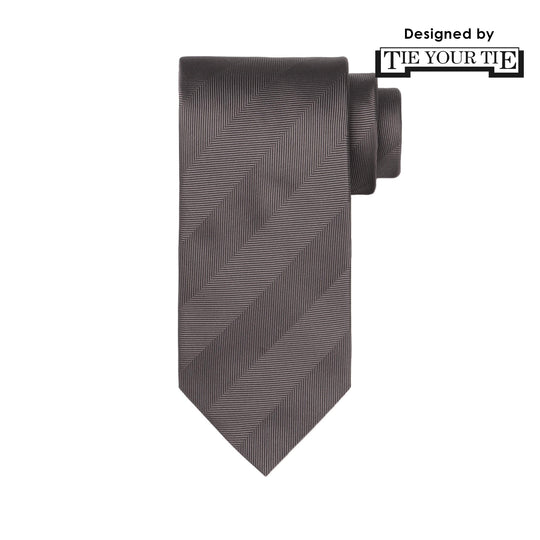 TIE YOUR TIE監修 ハンドメイドネクタイ col.グレージュ