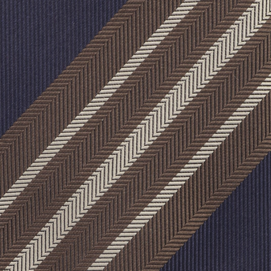 TIE YOUR TIE監修 ハンドメイドネクタイ カラー：ブラウン