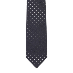 8月コレクション TIE YOUR TIE監修 ハンドメイドネクタイ col.ダークネイビー
