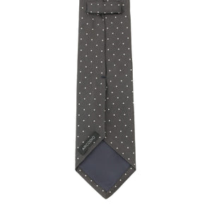 8月コレクション TIE YOUR TIE監修 ハンドメイドネクタイ col.グレー