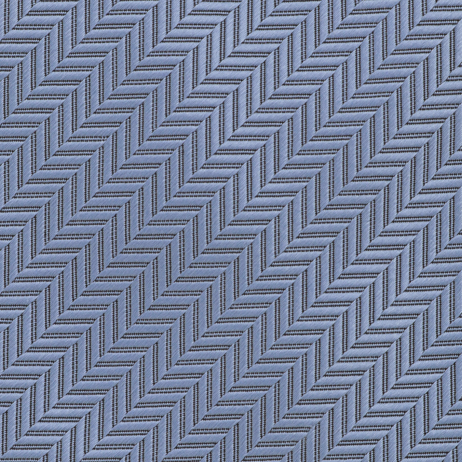 12月コレクション TIE YOUR TIE監修 ハンドメイドネクタイ col.サックス