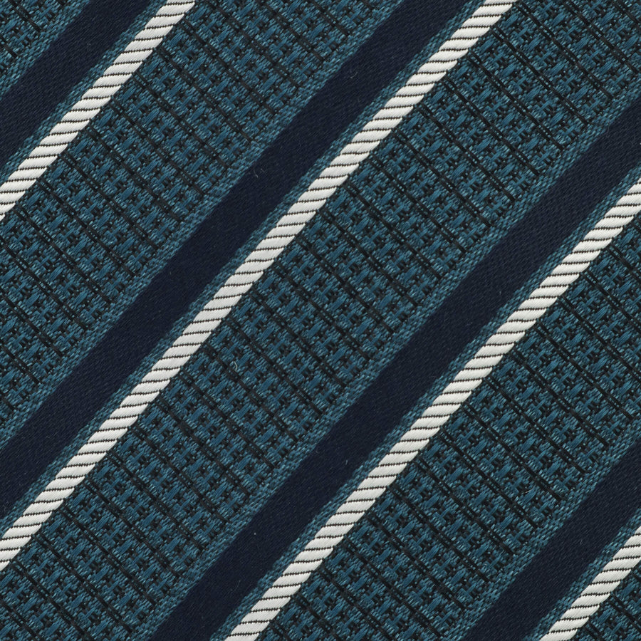 12月コレクション TIE YOUR TIE監修 ハンドメイドネクタイ col.ブルーグリーン