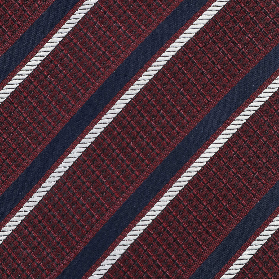 ハンドメイドネクタイ col.ボルドー