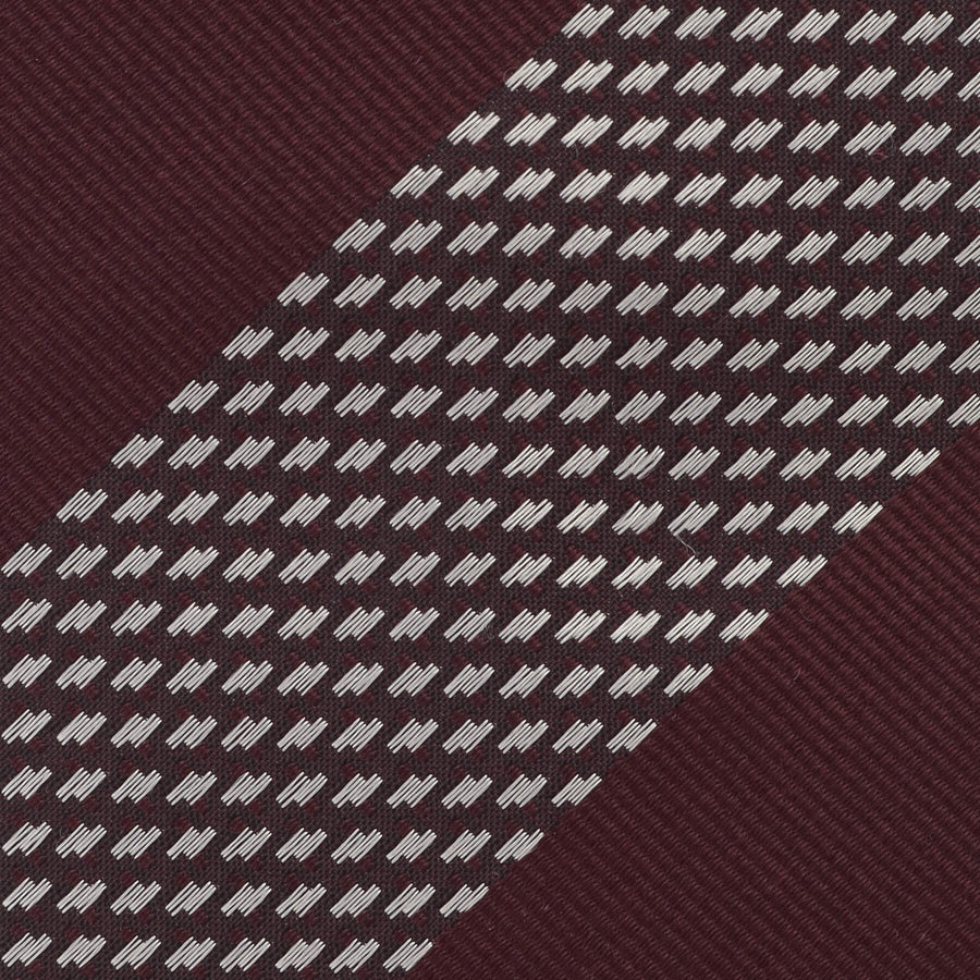 11月コレクション TIE YOUR TIE監修 ハンドメイドネクタイ col.ボルドー