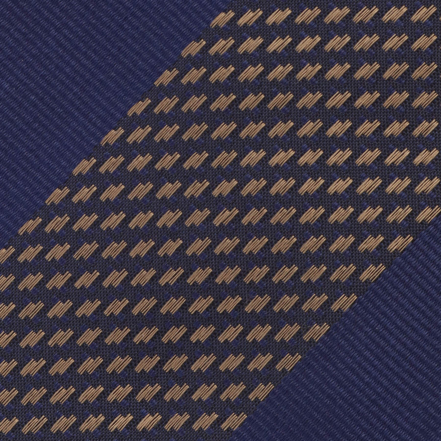 11月コレクション TIE YOUR TIE監修 ハンドメイドネクタイ col.ネイビー