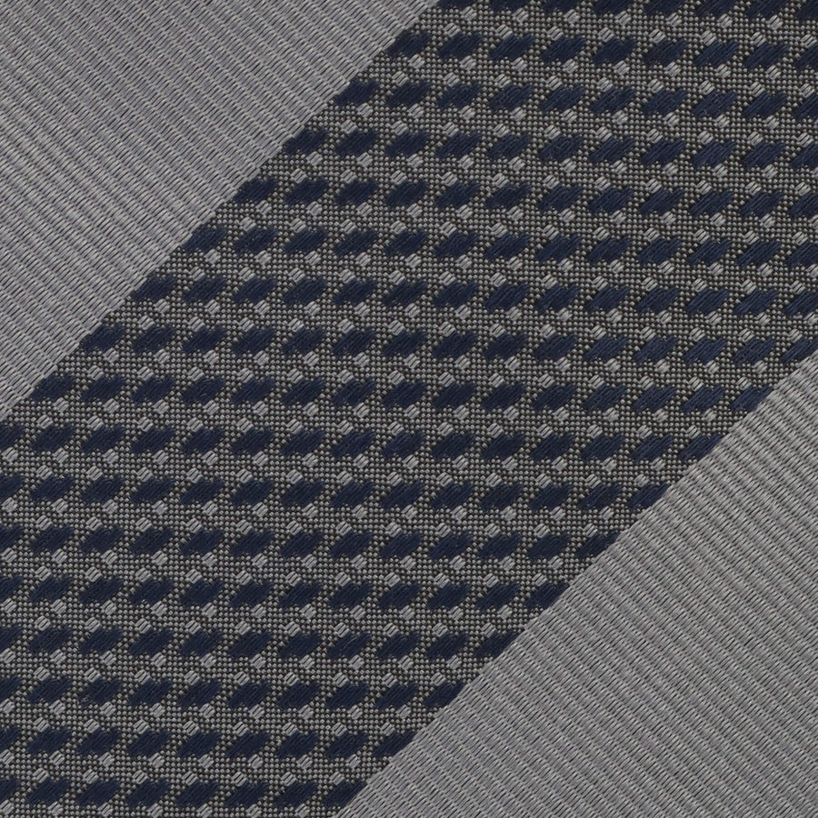 11月コレクション TIE YOUR TIE監修 ハンドメイドネクタイ col.グレー