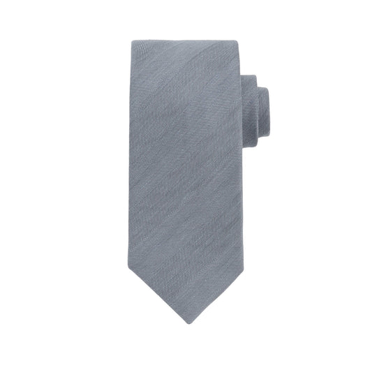 リネンシルク ハンドメイドネクタイ col.ライトブルー