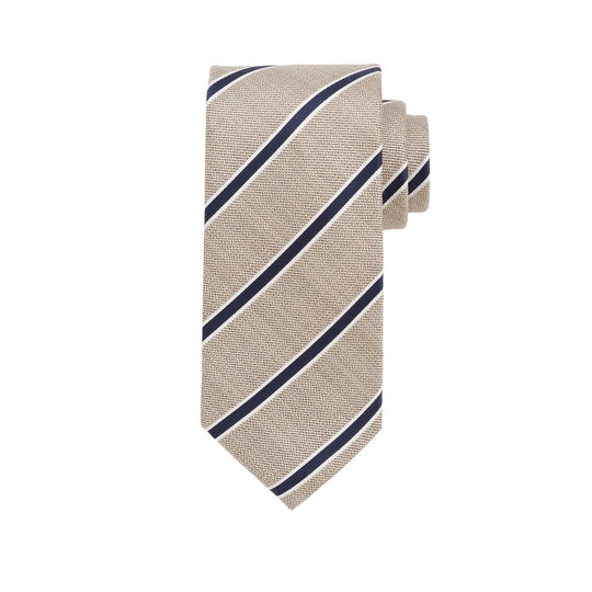 リネンシルク ハンドメイドネクタイ col.ベージュ