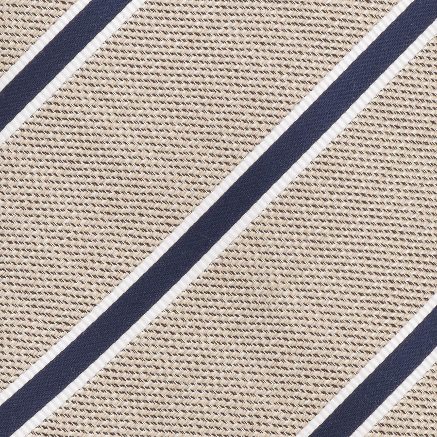 リネンシルク ハンドメイドネクタイ col.ベージュ