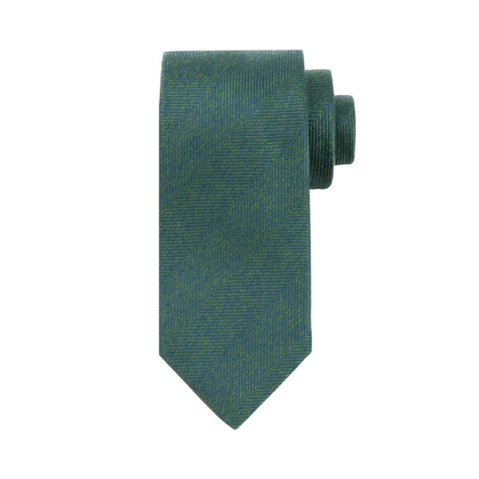 ハンドメイドネクタイ col.ブルーグリーン