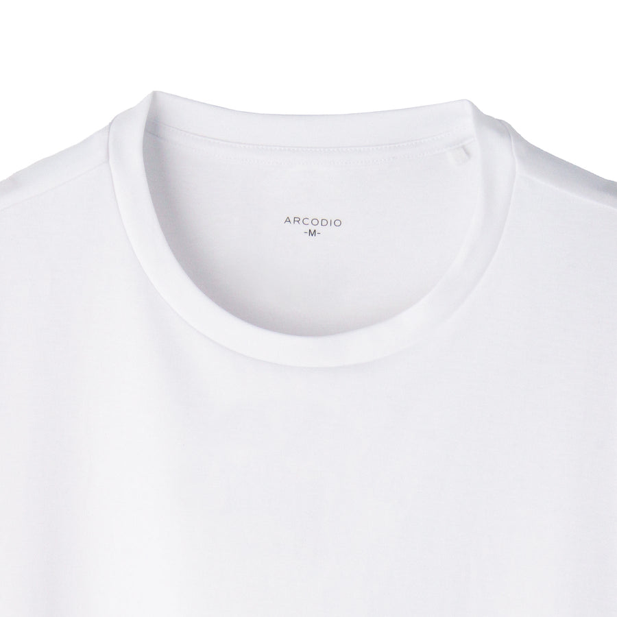 スーピマコットンジャージー Tシャツ col.ホワイト