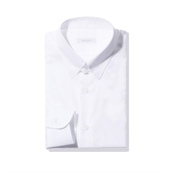3Functionsブロードシャツ（タブカラー）白