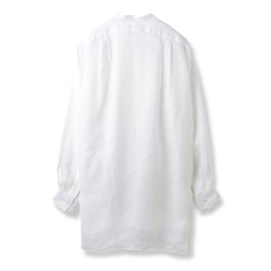 残りわずか<br>ILARI フレンチリネン リラックスシャツ ホワイト