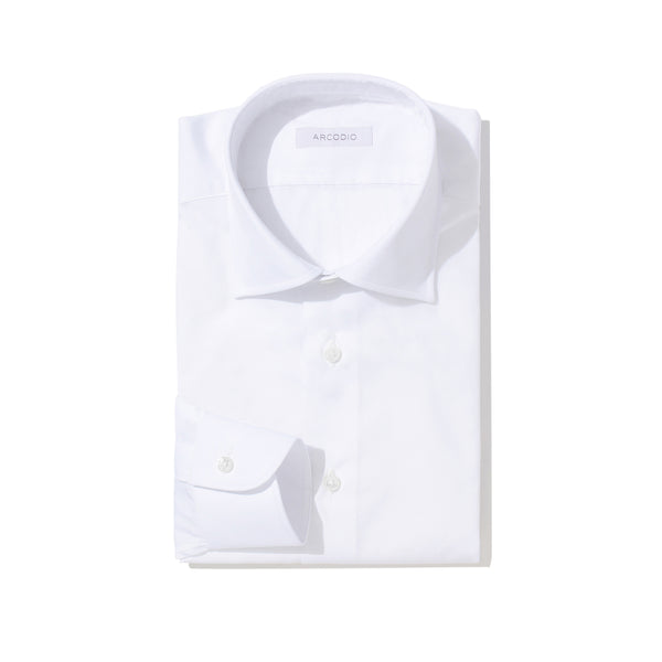 3Functionsブロードシャツ（セミワイド）白