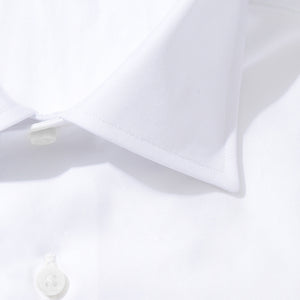 3Functionsブロードシャツ白の襟型仕様（セミワイド）