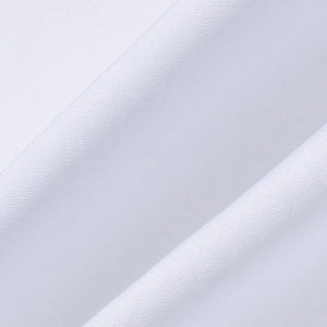 140番手双糸ブロードシャツ、白の生地感