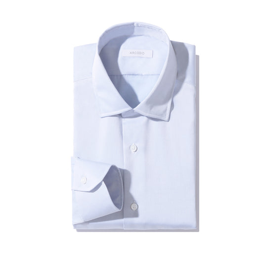 GINO｜マイクロツイル リンクルレジスタント col.サックスブルー